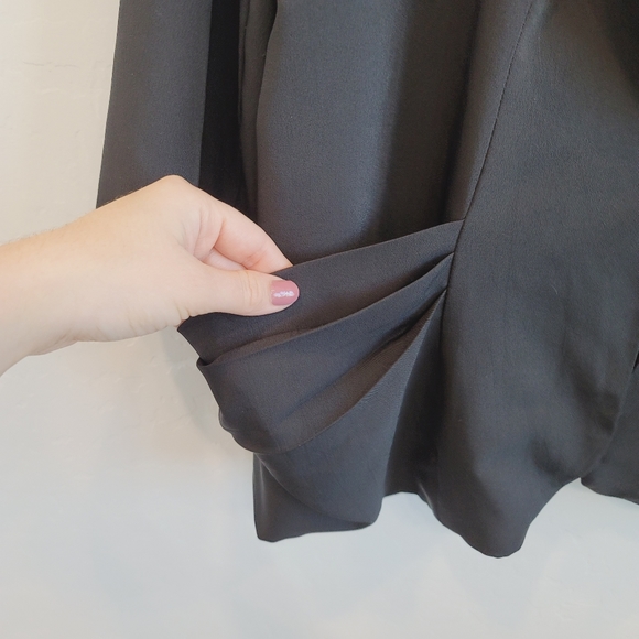 Daniel Rainn Open Front Black Blazer Jacket Women's Size 1X - Picture 9 of 12